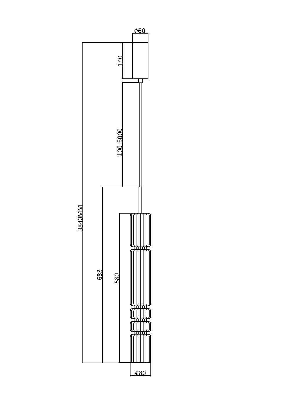 Подвесной светильник Maytoni MOD272PL-L12BS3K