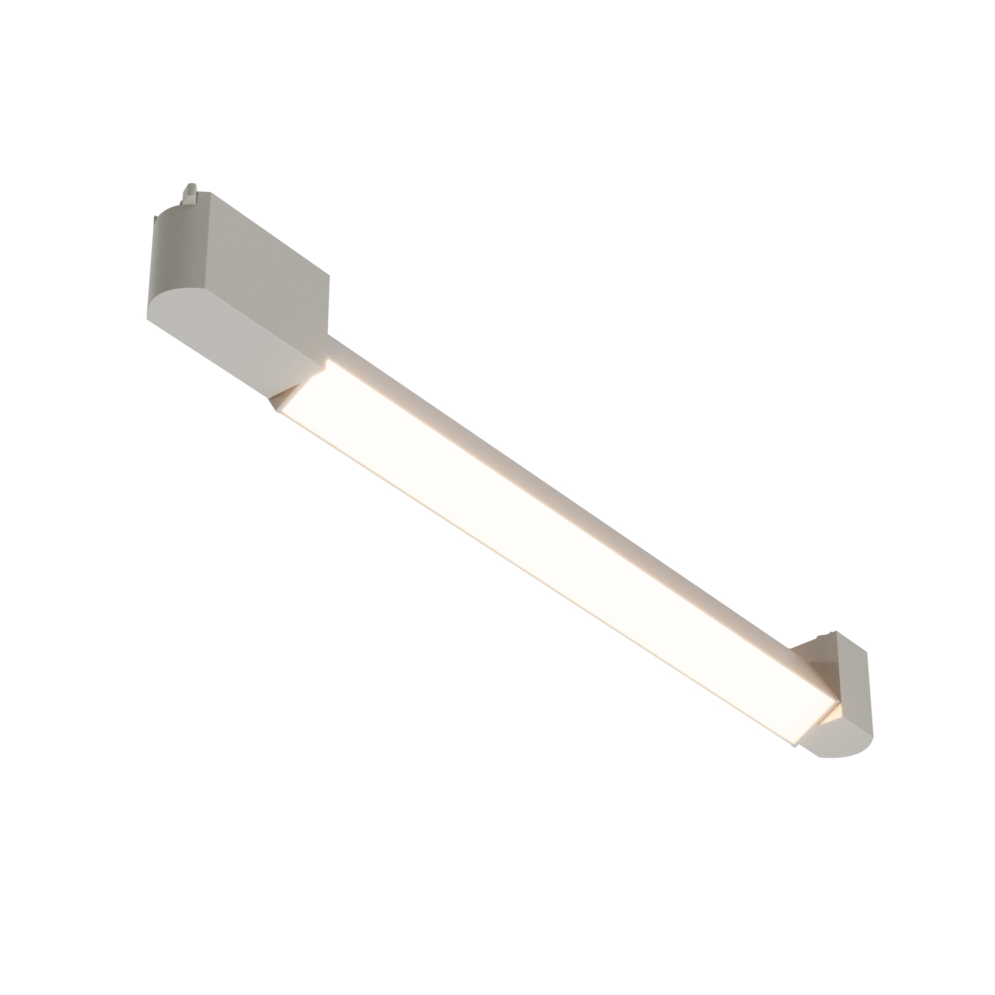 Spoturi pe sina - Corp de iluminat pe șină Bază Rotativă, Aluminiu și plastic Alb, 24W, MAYTONI TR104-1-24W3K-W-DE