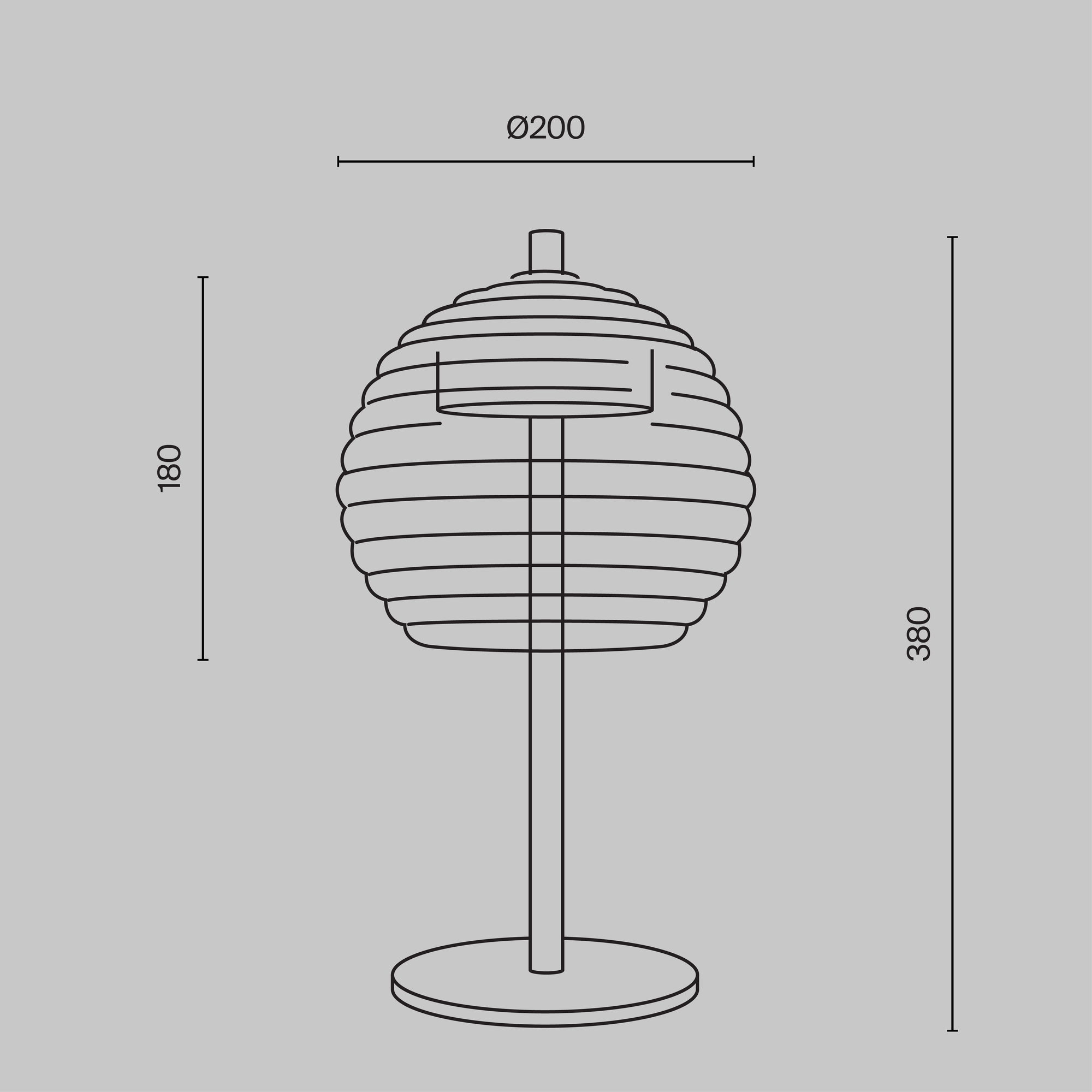 Настольный светильник Maytoni P060TL-L12BSK1