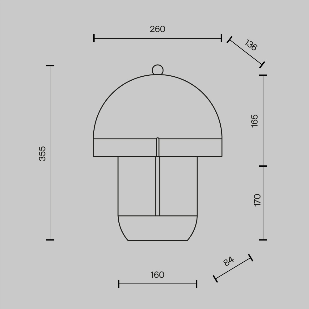 Настольный светильник Maytoni MOD479TL-L14W3K1