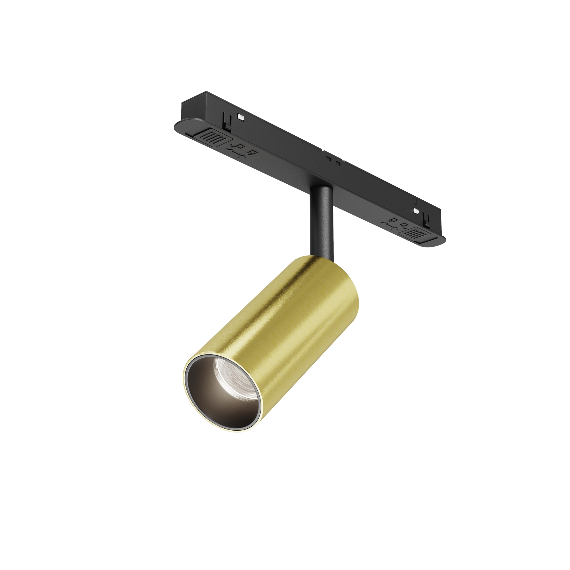 Spoturi pe sina - Corp de iluminat pe șină Focus LED, Aluminiu Negru, 5W, MAYTONI TR032-4-5W3K-M-DS-BBS