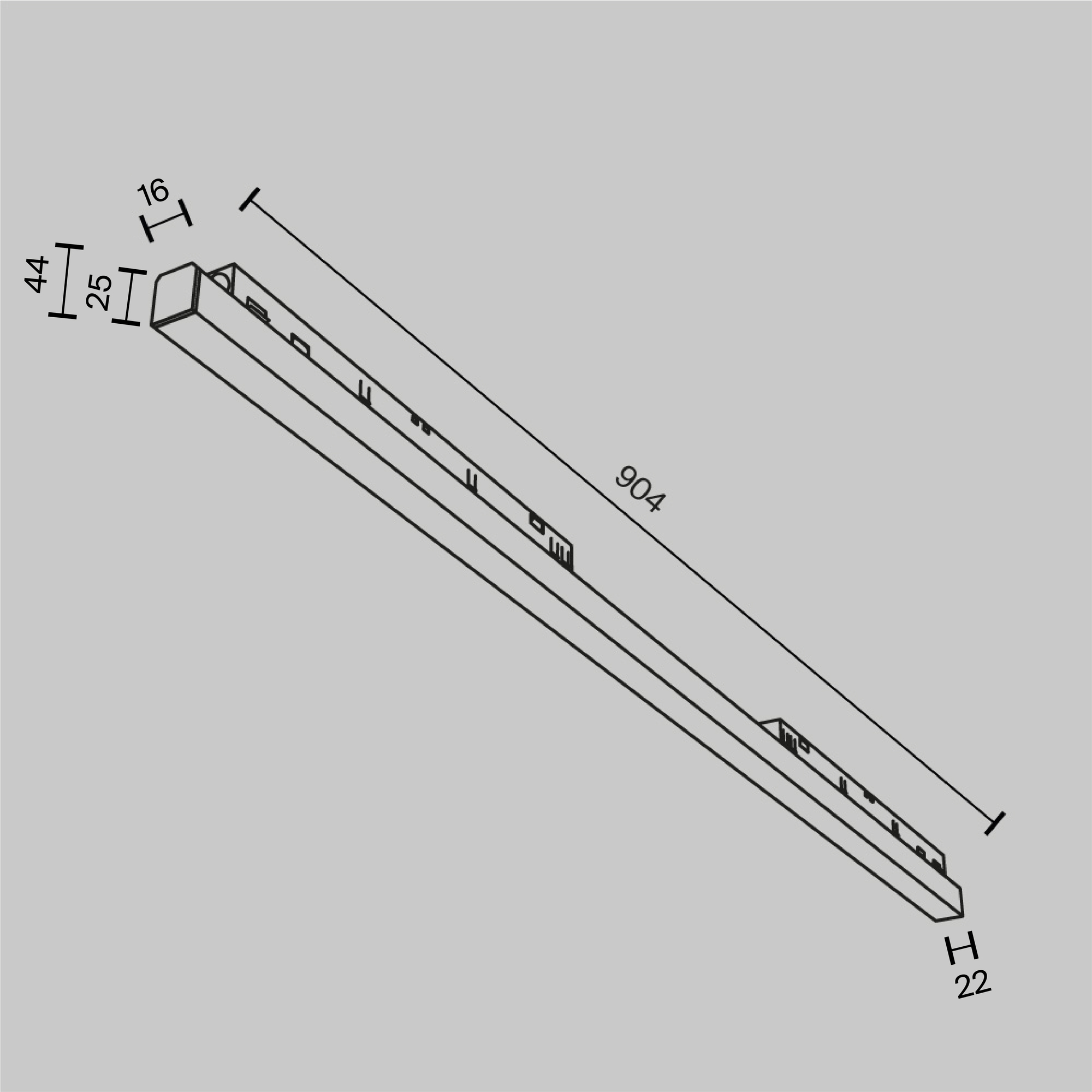 Трековый светильник Technical TR030-4-30WTW-DSZ-W