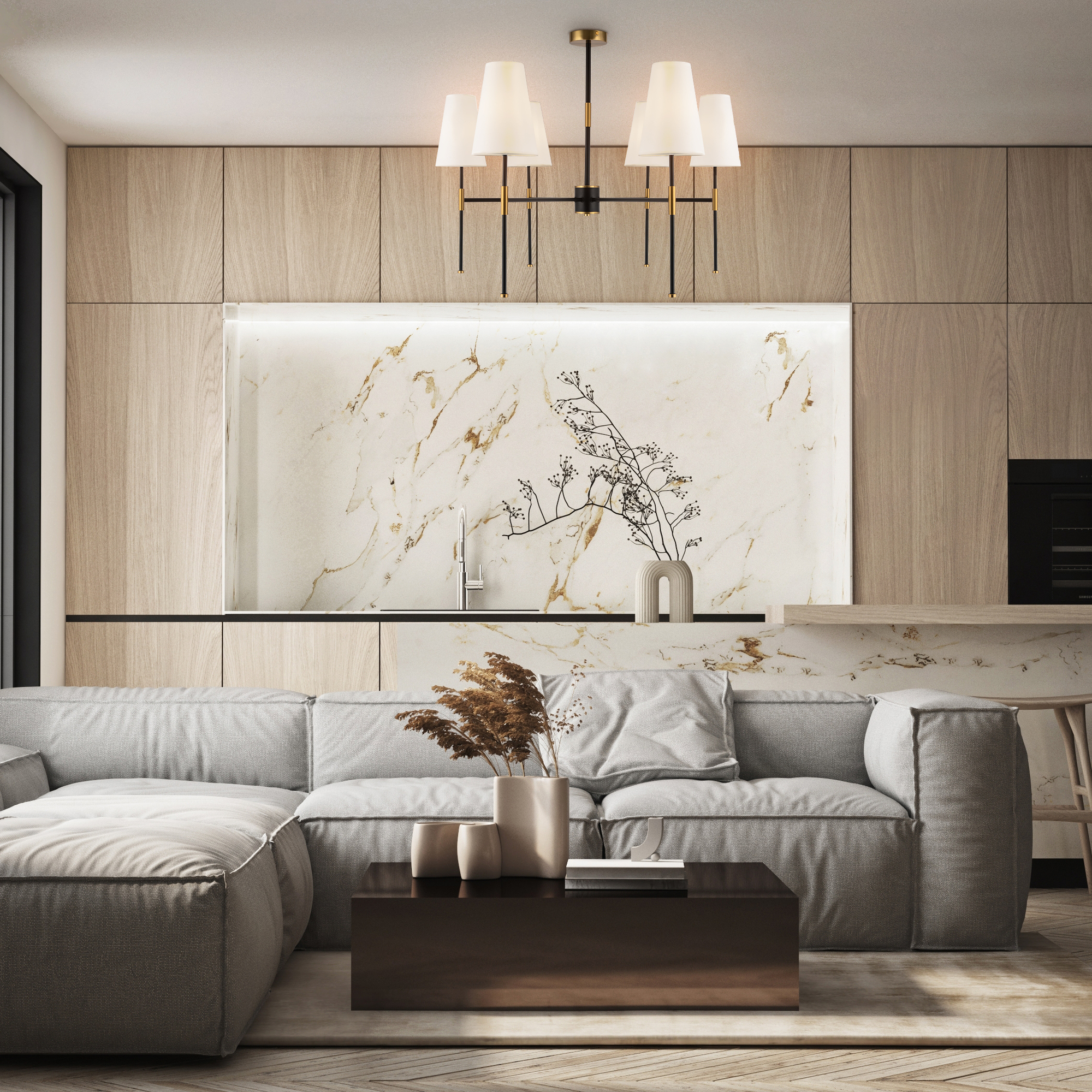 Люстра Freya FR5196PL-08BBS