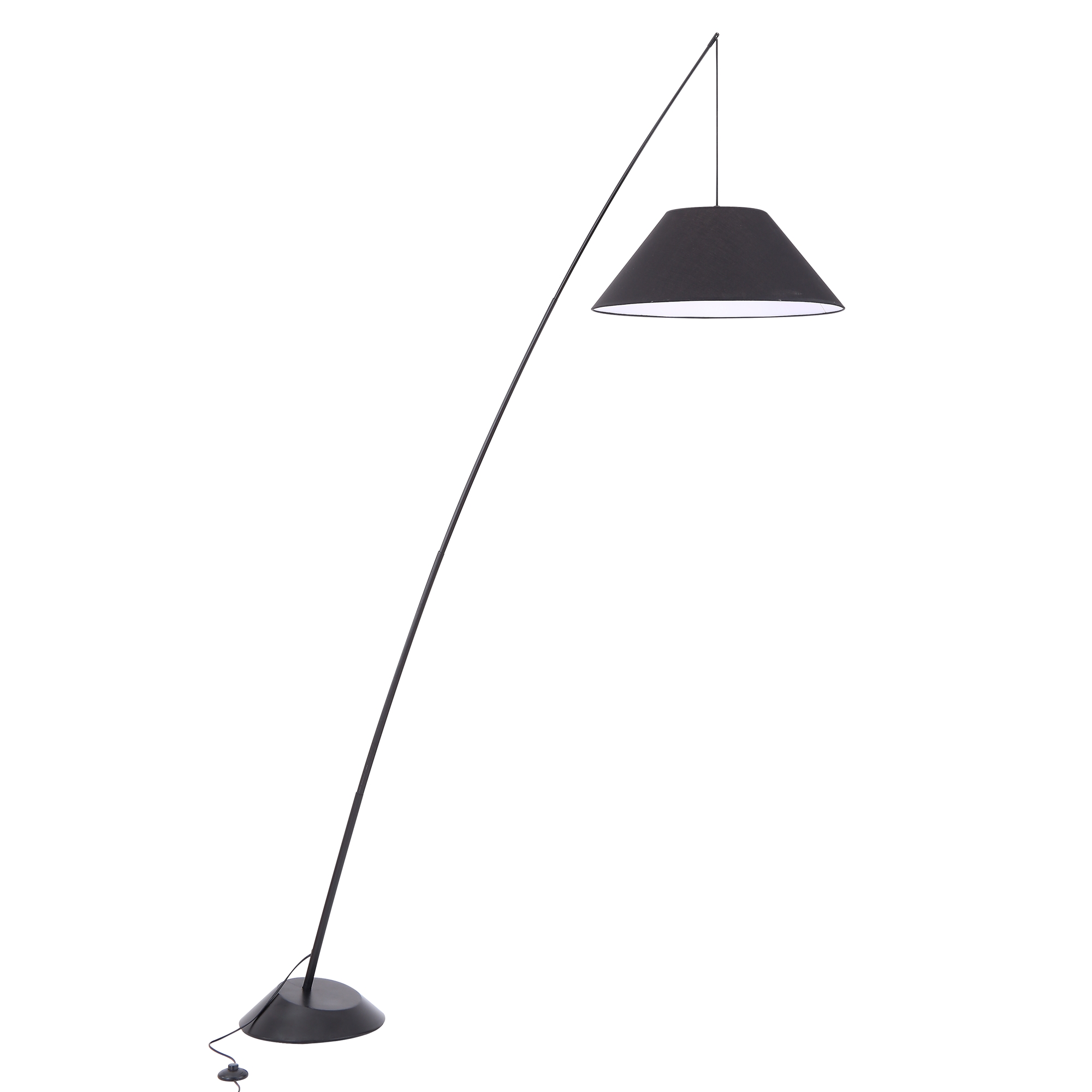 Lampadare - Lampadar Campanula, Metal și beton Negru, 60W, MAYTONI Z002FL-01B