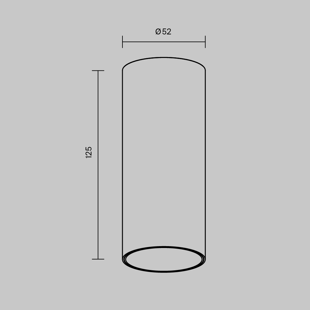 Потолочный светильник Technical C056CL-L12W3K-W-W