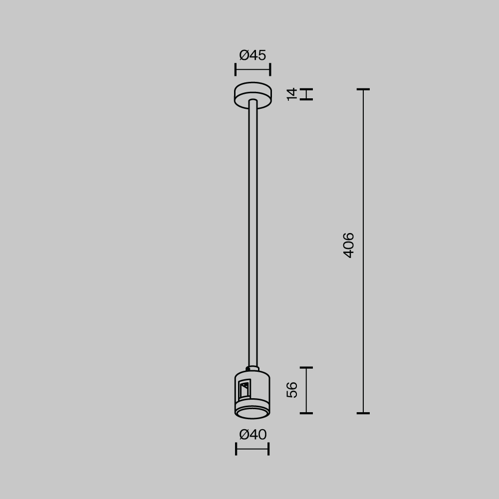 Комплектующие для трековой системы Technical TRA158C-IPCL1-B