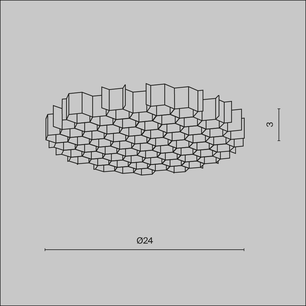 Комплектующие для светильника Technical HoneyComb-D24