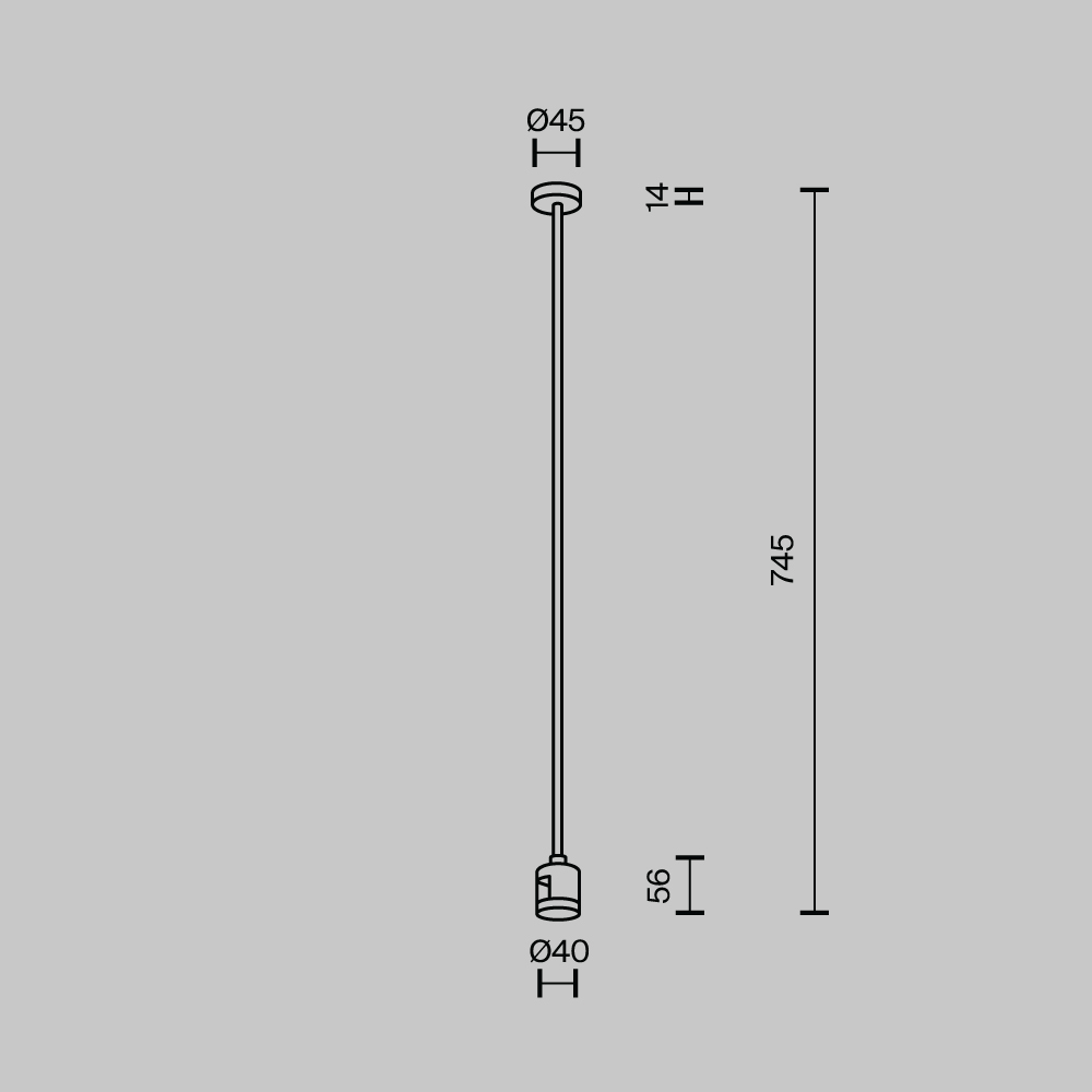 Комплектующие для трековой системы Technical TRA159C-IPC1-BS