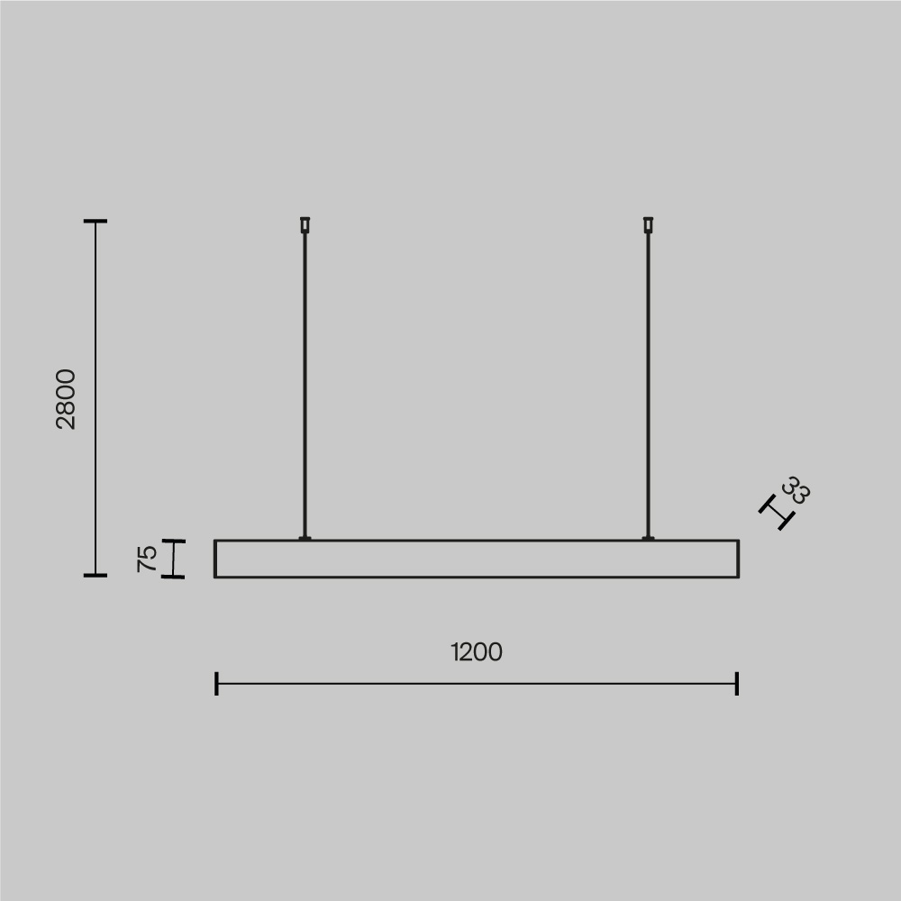 Подвесной светильник Technical P051PL-L40W4K
