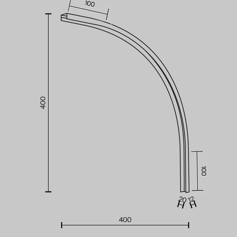 Комплектующие для трековой системы Technical TRA172ICL-R300-11B