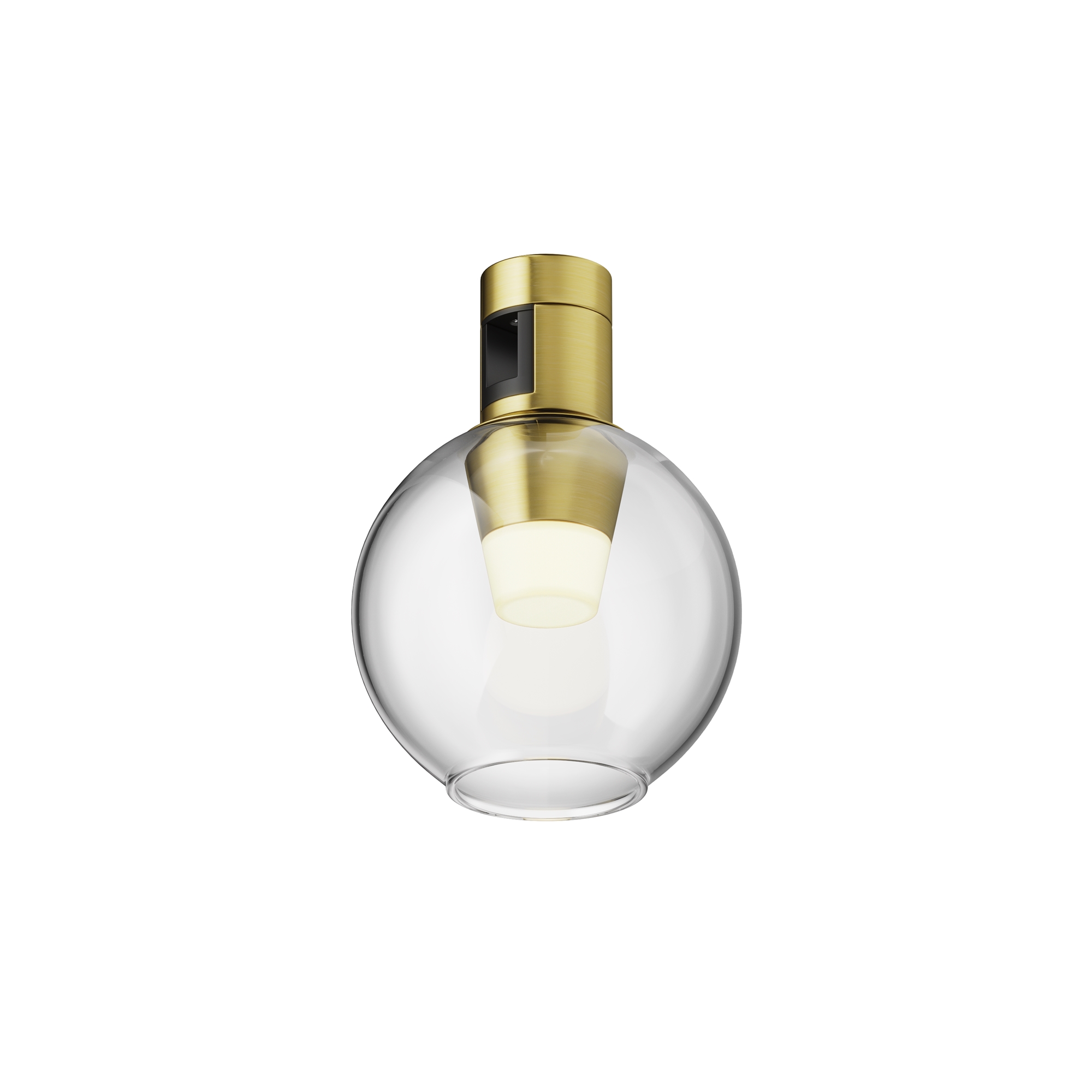 Spoturi pe sina - Corp de iluminat pe șină Bubble, Aluminiu Alamă, 3W, MAYTONI TR148-1-3W2.7K-BS-DE