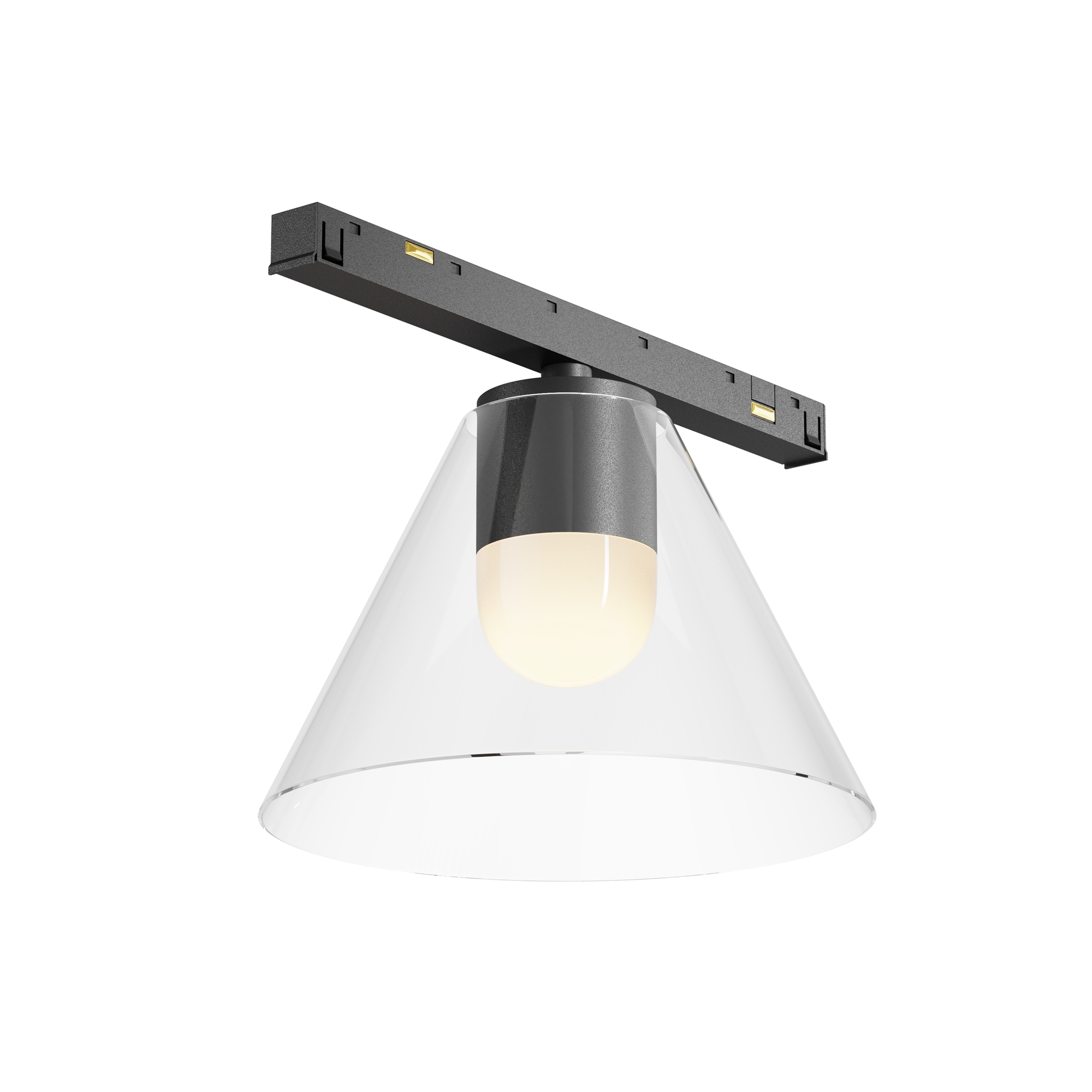 Spoturi pe sina - Corp de iluminat pe șină Bianca Negru Aluminiu 5W MAYTONI TR252-5W2.7-6K-B-DE