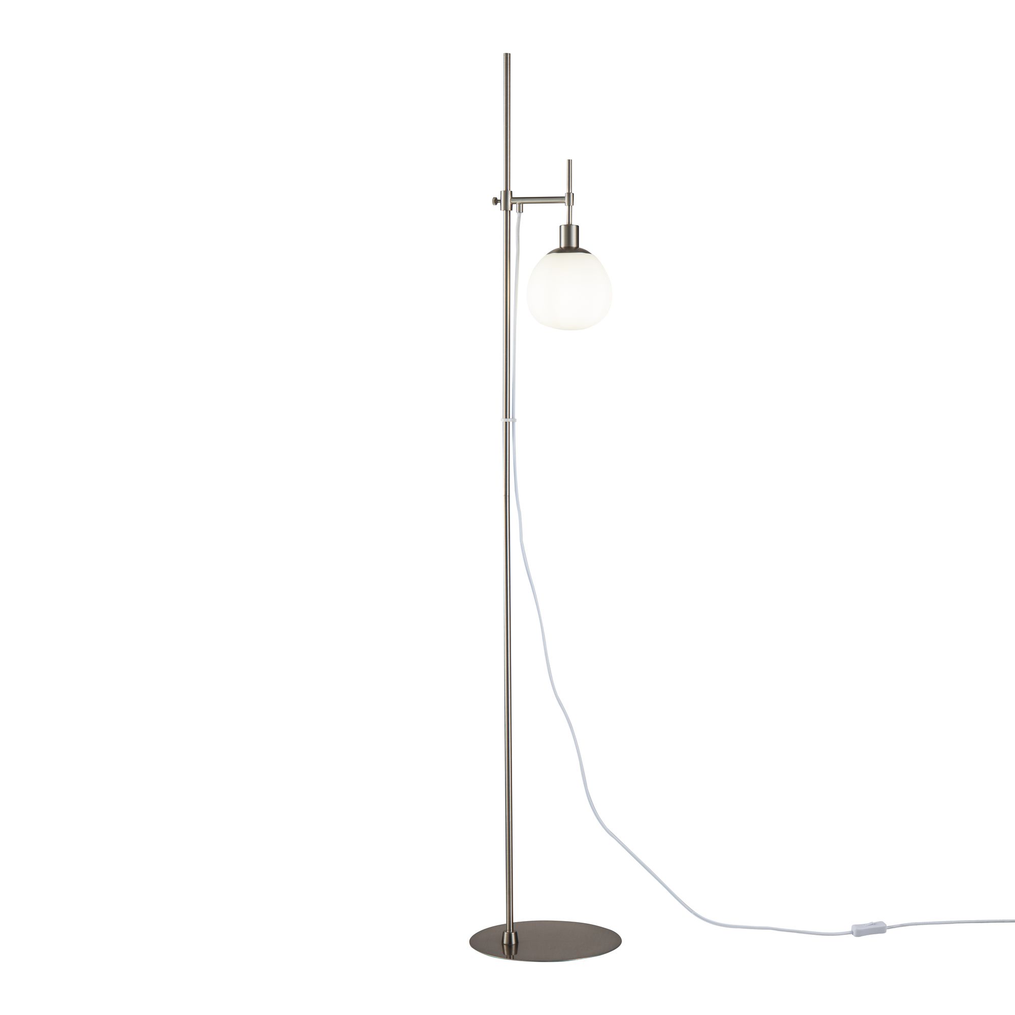 Produse - Lampadar Erich, Metal Nichel, 40W, MAYTONI MOD221-FL-01-N