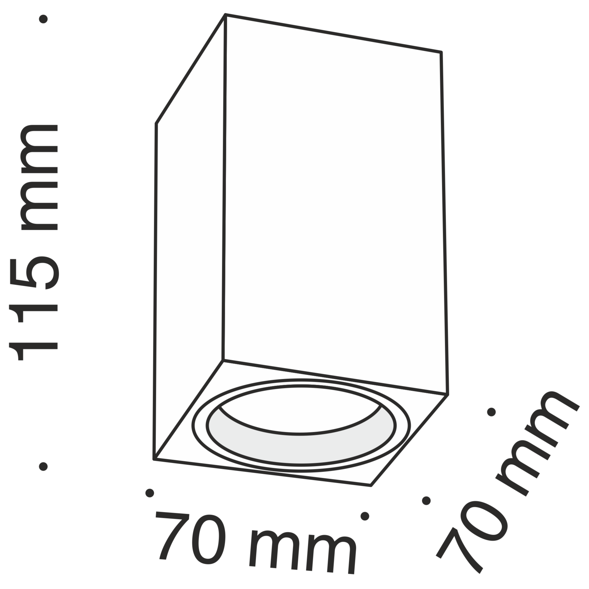 Потолочный светильник Technical C011CL-01B