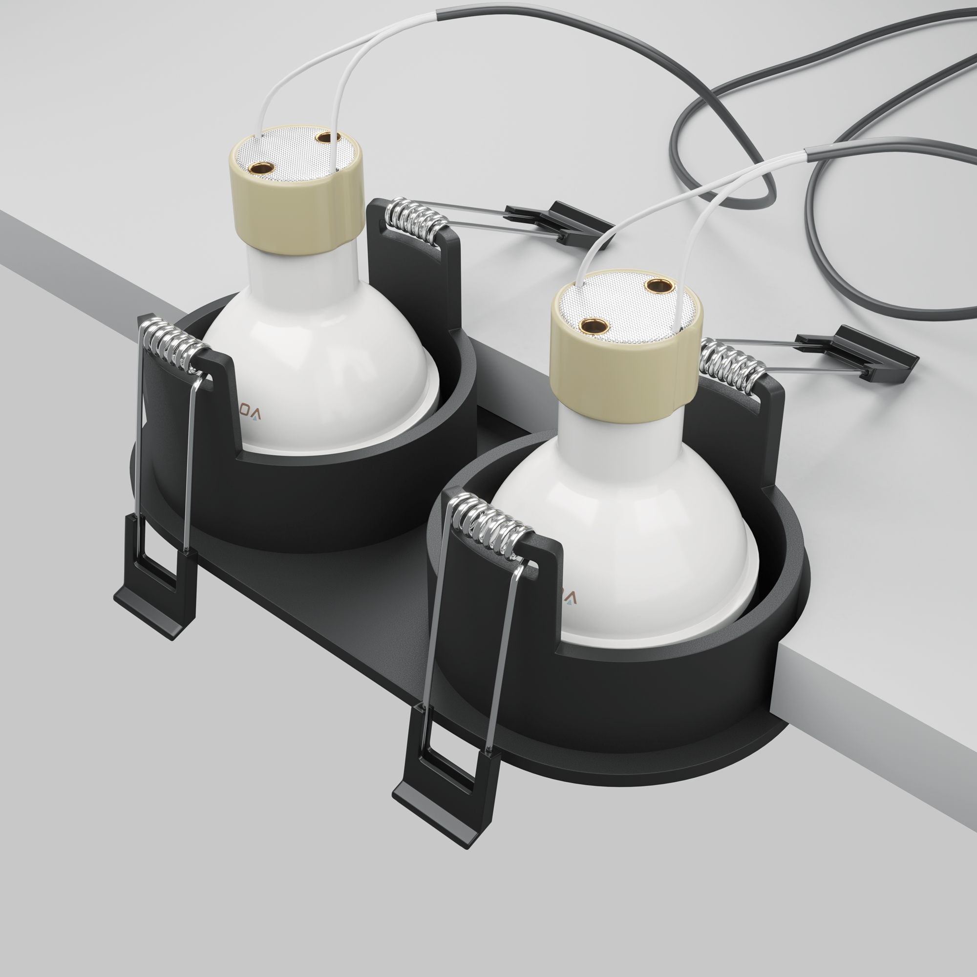 Встраиваемый светильник Technical DL126-02-GU10-B