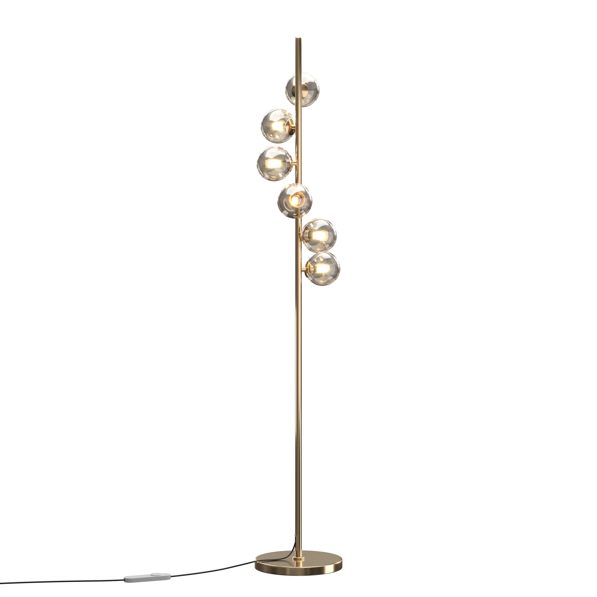 Lampadare - Lampadar Dallas Auriu Metal 28W MAYTONI MOD545FL-06G1