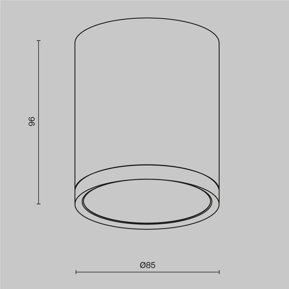 Потолочный светильник Technical C086CM-GX53-MRD-WB