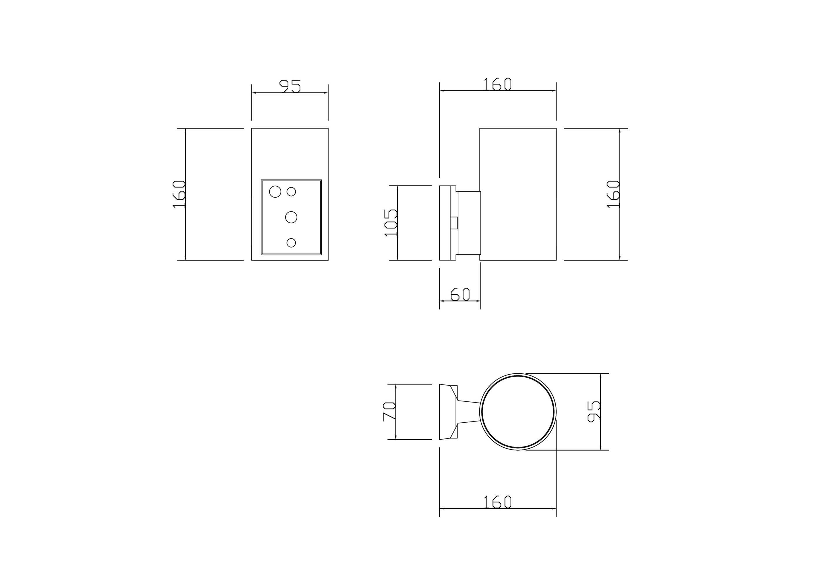 Настенный светильник (бра) Outdoor O419WL-01GR