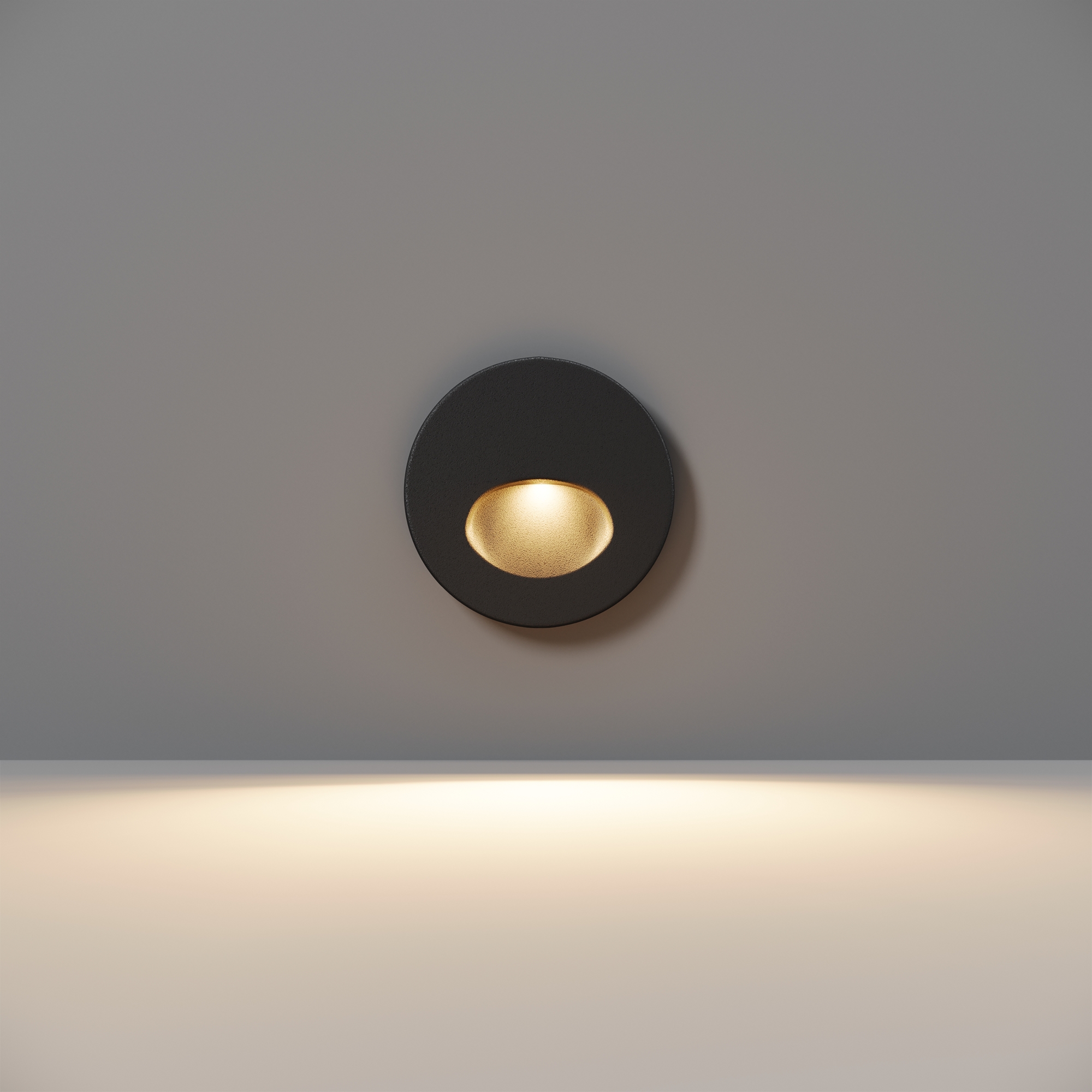 Produse - Iluminat pentru scări Bil, Aluminiu Negru, 3W, MAYTONI O015SL-L3B3K