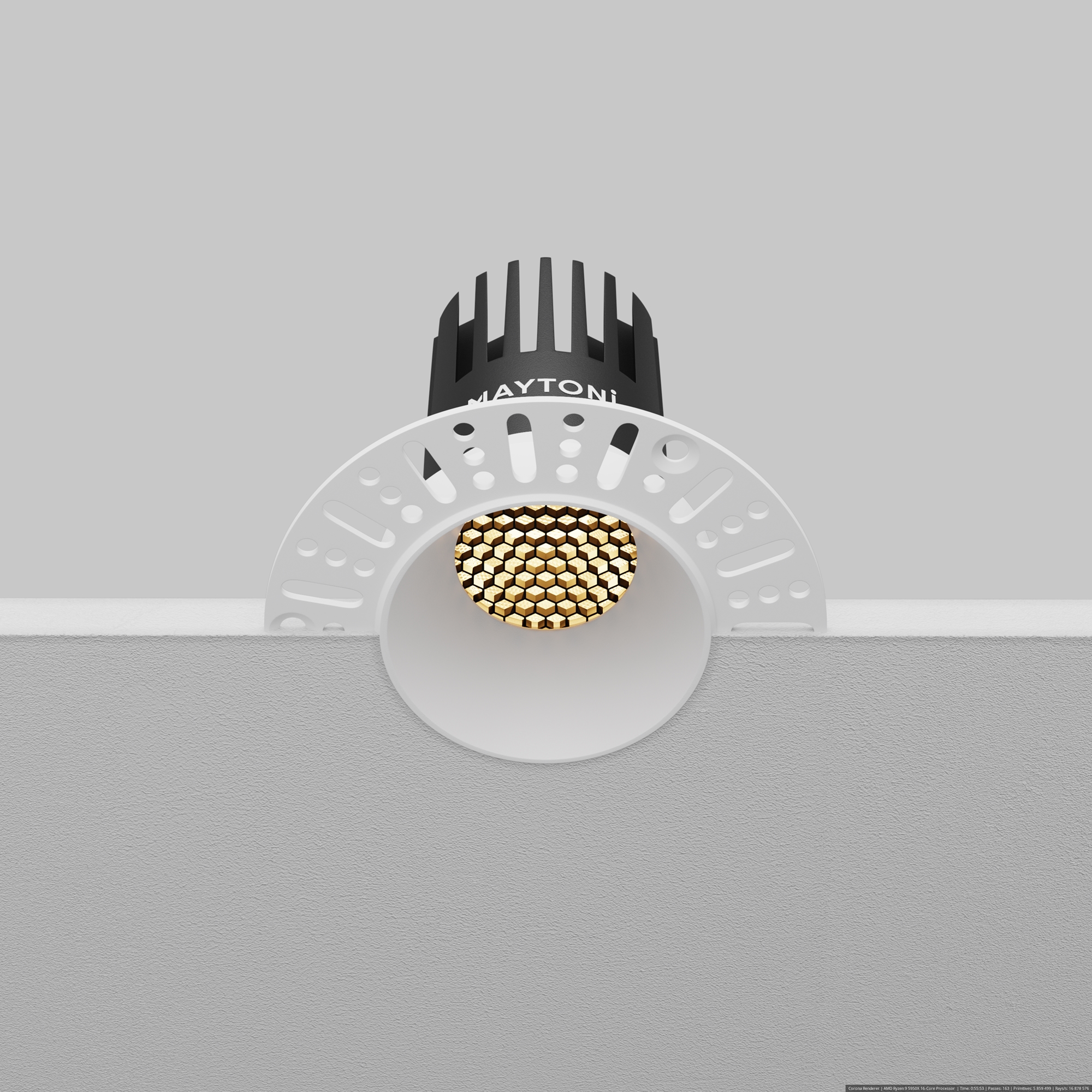 Встраиваемый светильник Technical DL119-10W-2.7K-TRS-W