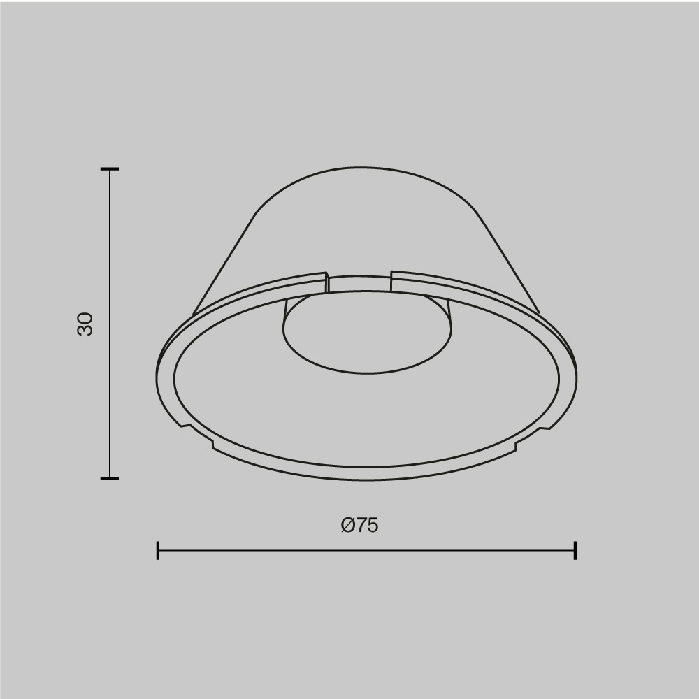 Комплектующие для светильника Technical LensD75-24
